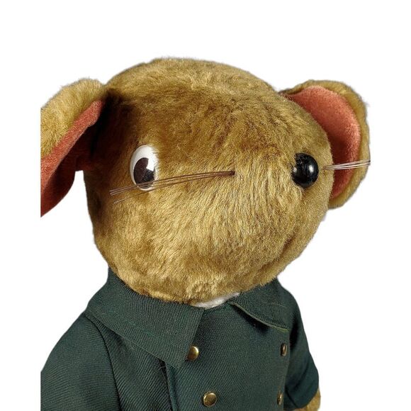 Janes Originals Mouse Doorman Doorstop Brown Harrod's  England Vintage 50's - Picture 4 of 12